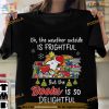 Santa Snoopy Books Delightful Shirt, Funny Christmas Shirt For Family