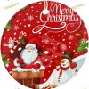 Santa Snowmen 2023 Ceramic Ornament, Family Christmas Tree Ornaments, Decor