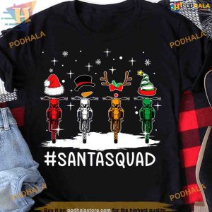 Santa Squad Ugly Christmas Shirt, Funny Xmas Gifts