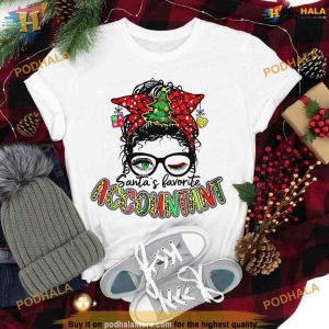 Santa's Accountant Ugly Christmas Shirt, Funny Christmas Shirt For Family