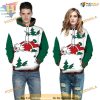 Santa's Joy 3D Print Hoodie, Perfect for Christmas Gifting