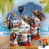 Santa's Sleigh & Reindeer Hawaiian Shirt, Christmas Apparel