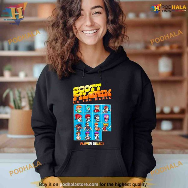 Scott Pilgrim Vs The World Player Selec Shirt For Women Men