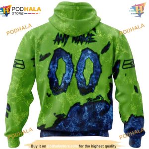 Seattle Seahawks Hoodie 3D Devil Eyes Design Fan Gift Idea 2