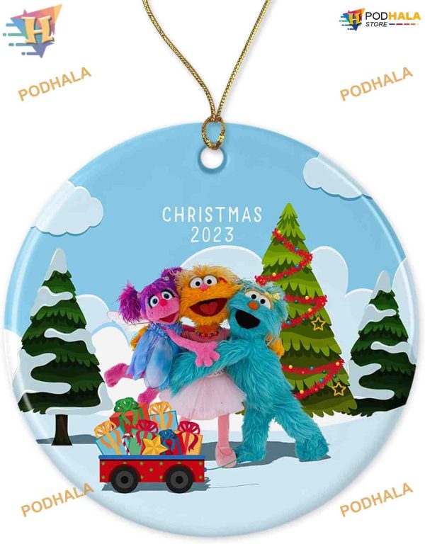 Sesame Street Elmo 2023 Christmas Ornament, Baby’s First Keepsake