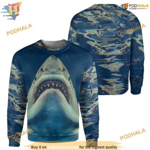 Shark Full All Over Printed Funny Animal 3D Hoodie Sweatshirt 2