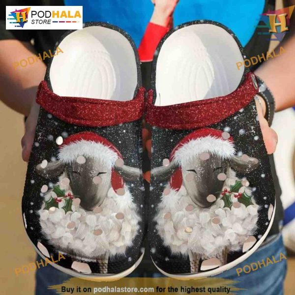 Sheep Christmasband Crocs, Comfortable Mens Womens Sheep