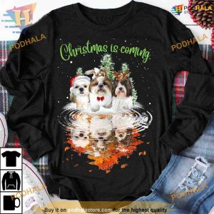 Shih Tzu Holiday Cheer Shirt, Funny Christmas Shirt For Family Fun