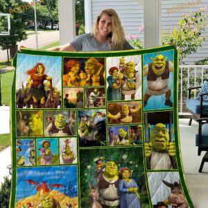 Shrek Character Celebration, Kid's Gift Fleece Blanket, Funny Xmas Gifts