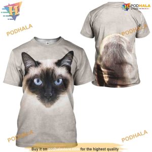 Siamese Cat Costume Full All Over Printed 3D Hoodie Sweatshirt 2