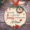 Side by Side Family Heart Ornament, Family Christmas Tree Ornaments