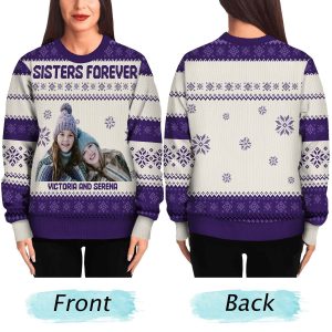 Silly Family Xmas Sweater Personalized Custom Photo Christmas Outfit 5