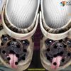 Simple Pug Crocs Classic Clog Shoes, Comfortable Dog Design