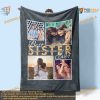 Sister's Custom Picture Blanket, Best Sister Ever, Sibling Gift Ideas