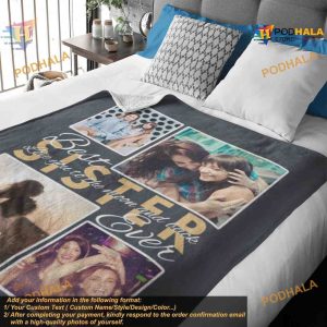 Sisters Custom Picture Blanket Best Sister Ever Sibling Gift Ideas 2