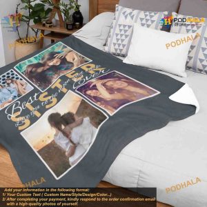 Sisters Custom Picture Blanket Best Sister Ever Sibling Gift Ideas 3