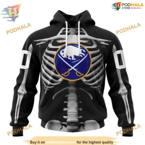 Skeleton Costume Halloween NHL Buffalo Sabres 3D Hoodie Unique Design 1
