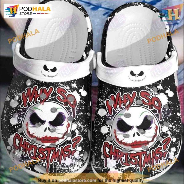 Skellington Christmas Theme Crocs, Creative Holiday Gift Choices