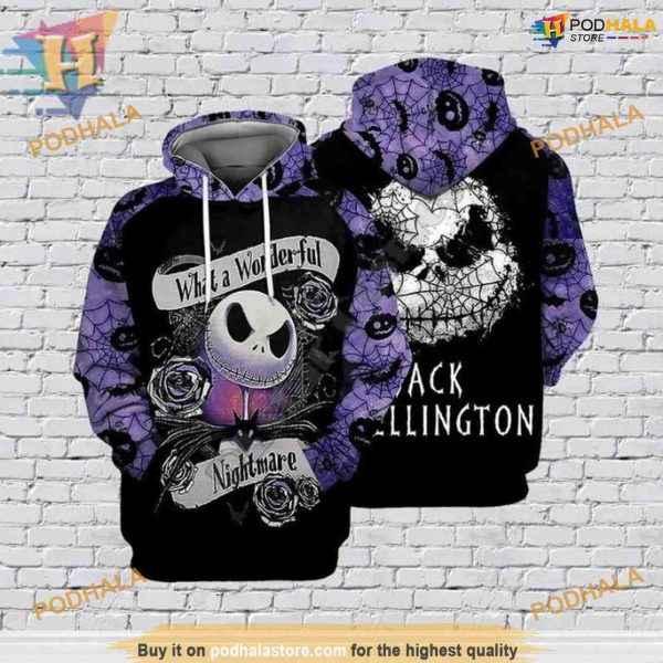 Skellington Full Print Christmas Hoodie, A Festive Gift