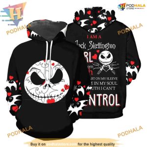 Skellington Head 3D Cosplay Hoodie, Funny Christmas Gift Ideas