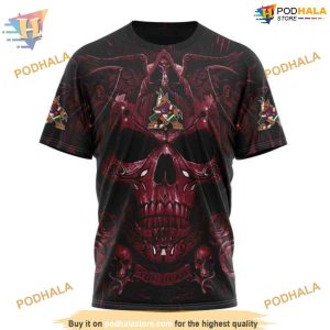 Skull Art Special Design NHL Arizona Coyotes Hoodie 3D Personalized Arizona Coyotes Merch 3