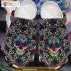 Skull Mandala Halloween Style Crocs, Unique Funny Christmas Crocs