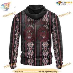 Skull Native Design NHL Arizona Coyotes Hoodie 3D Unique Arizona Coyotes Special Merch 2