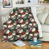 Skull Patterns Unique Fleece Blanket, Funny Christmas Gift Ideas