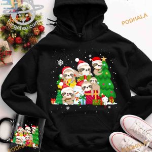 Sloth Lover Merry Christmas Shirt, Matching Family Xmas Shirt