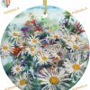 Small Daisies 2023 Ornament, Personalized Family Ornaments for Christmas