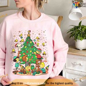 Snoopy Charlie Brown Xmas Shirt Vintage Peanuts Christmas Sweatshirt 2