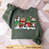 Snoopy Coffee Cup and Peanuts Christmas Sweatshirt, X-Mas Dog Shirt