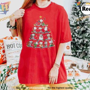 Snoopy Costume Christmas Tree Funny Shirt Unique Xmas Present 3