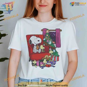 Snoopy Woodstocks Xmas Joy Retro Peanuts 90s Hoodie Shirt Sweatshirt Festive Gift 3
