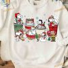 Snoopy's Coffee Christmas Peanuts 90s Sweatshirt, Unique Holiday Gift