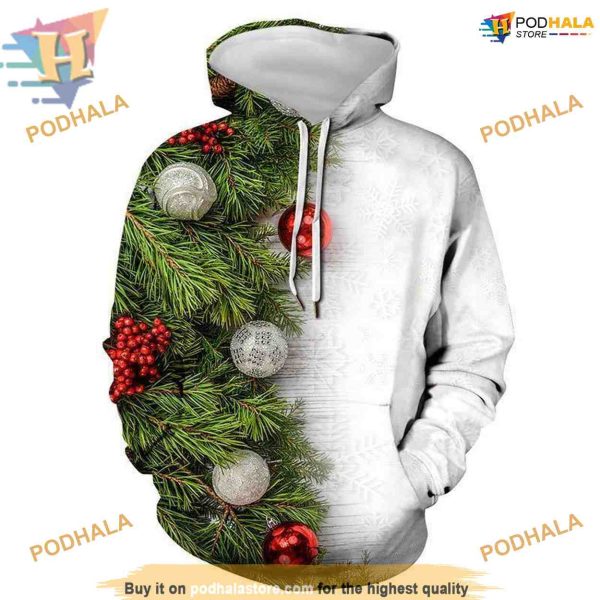 Snowball Christmas 3D Hoodie, A Funny Christmas Gift