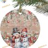 Snowman Brown 2023 Ornament, Custom Family Ornaments