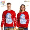 Snowman Pattern 3D Christmas Sweatshirt 3D Hoodie, Funny Xmas Gifts