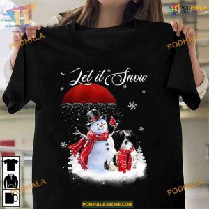 Snowman & Shih Tzu Christmas Tee, Funny Christmas Shirt For Family