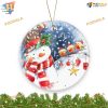 Snowmen Cute Birds 2023 Ornament, Family Christmas Tree Ornaments