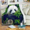Snuggly Panda Fleece Blanket, Funny Christmas Gift Ideas