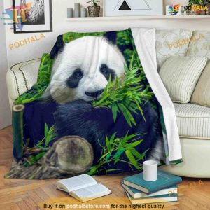 Snuggly Panda Fleece Blanket, Funny Christmas Gift Ideas