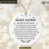 Social Worker Christmas Ornament 2023, Best Ever Appreciation Gift, Retirement Keepsake