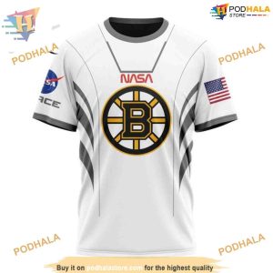 Space Force NASA Astronaut Special Personalized NHL Boston Bruins Hoodie 3D 3