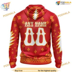 Special Grateful Dead Design NHL Calgary Flames Hoodie 3D Sweatshirt 2