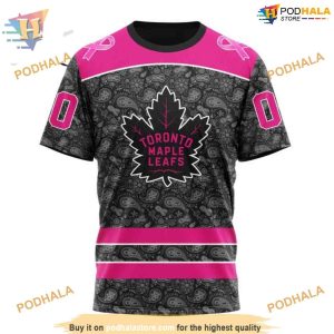 Special Pink In The Rink Fight Breast Cancer NHL Toronto Maple Leafs Hoodie 3D 3