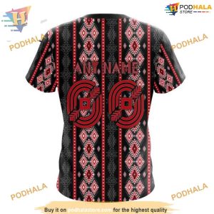 Special Skull Native Design NHL Calgary Flames Hoodie 3D Sweatshirt 4