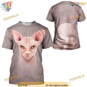Sphynx Cat Costume Full All Over Printed 3D Hoodie Sweatshirt 2