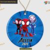 Spiderman and Friends Superhero 2023 Ornament, Personalized Family Christmas Ornaments
