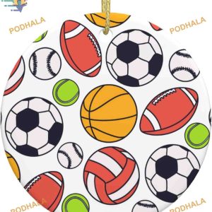Sports Balls Christmas Ornament, Family Tree Decoration
